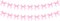 2pcs Pink Bow Garland Banner, Pink Ribbon Bow Party Decorations for Baby Shower Girls Bow Coquette Birthday Party Decor